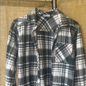 Columbia Black and White Checkered‎ Shirt